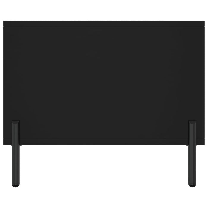 Tavolino da Salotto Nero 102x50x40 cm in Legno Multistrato 829309