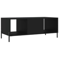 Tavolino da Salotto-Tavolino da soggiorno-Tavolo Nero 102x50x40 cm in Legno Multistrato 892752