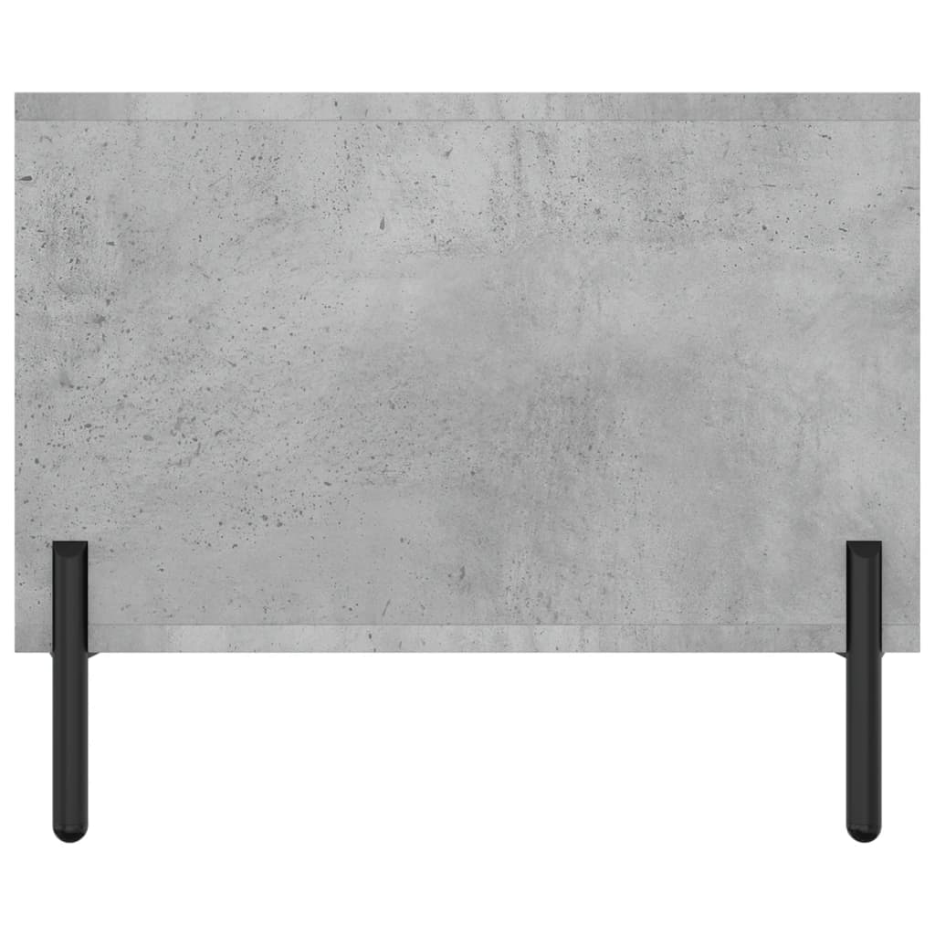 Tavolino Salotto-Tavolino da soggiorno-Tavolo Grigio Cemento 102x50x40 cm Legno Multistrato 892826