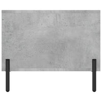 Tavolino Salotto-Tavolino da soggiorno-Tavolo Grigio Cemento 102x50x40 cm Legno Multistrato 892826