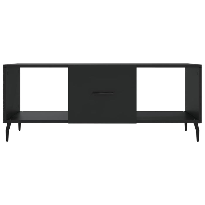 Tavolino da Salotto-Tavolino da soggiorno-Tavolo Nero 102x50x40 cm in Legno Multistrato 139808