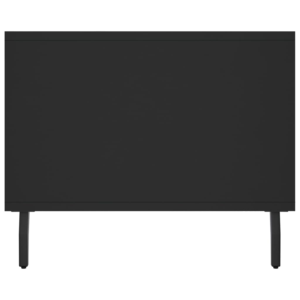 Tavolino da Salotto-Tavolino da soggiorno-Tavolo Nero 102x50x40 cm in Legno Multistrato 139808