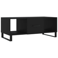 Tavolino da Salotto Nero 102x50x40 cm in Legno Multistratocod mxl 127058