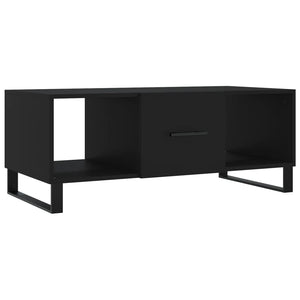 Tavolino da Salotto Nero 102x50x40 cm in Legno Multistratocod mxl 127058