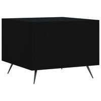 Tavolino da Salotto Nero 50x50x40 cm in Legno Multistrato 829334