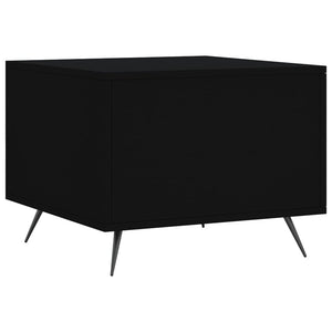 Tavolino da Salotto Nero 50x50x40 cm in Legno Multistrato 829334