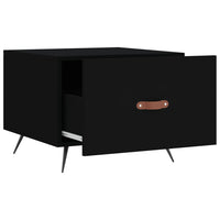 Tavolini da Salotto 2 pz Neri 50x50x40 cm in Legno Multistrato 829335