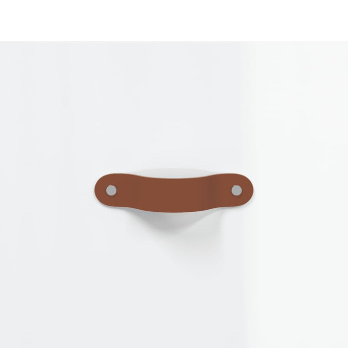 Tavolino da Salotto Bianco Lucido 50x50x40 cm Legno Multistrato 829336