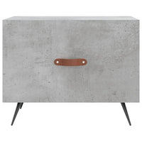 Tavolino Salotto Grigio Cemento 50x50x40 cm Legno Multistrato 829340