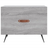 Tavolino da Salotto Grigio Sonoma 50x50x40 cm Legno Multistrato 829344