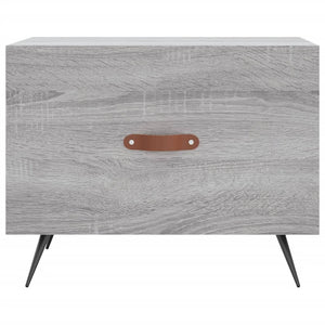 Tavolino da Salotto Grigio Sonoma 50x50x40 cm Legno Multistrato 829344
