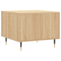 Tavolini Salotto 2pz Rovere Sonoma 50x50x40cm Legno Multistrato 829355