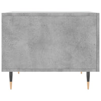 Tavolino Salotto Grigio Cemento 50x50x40 cm Legno Multistrato 829356