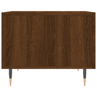 Tavolino da Salotto Rovere Marrone 50x50x40cm Legno Multistrato 829362