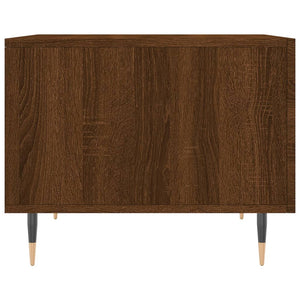 Tavolino da Salotto Rovere Marrone 50x50x40cm Legno Multistrato 829362