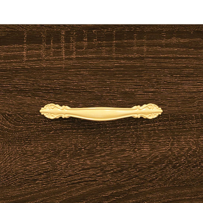 Tavolini Salotto 2 pz Rovere Marrone 50x50x40 Legno Multistrato 829363