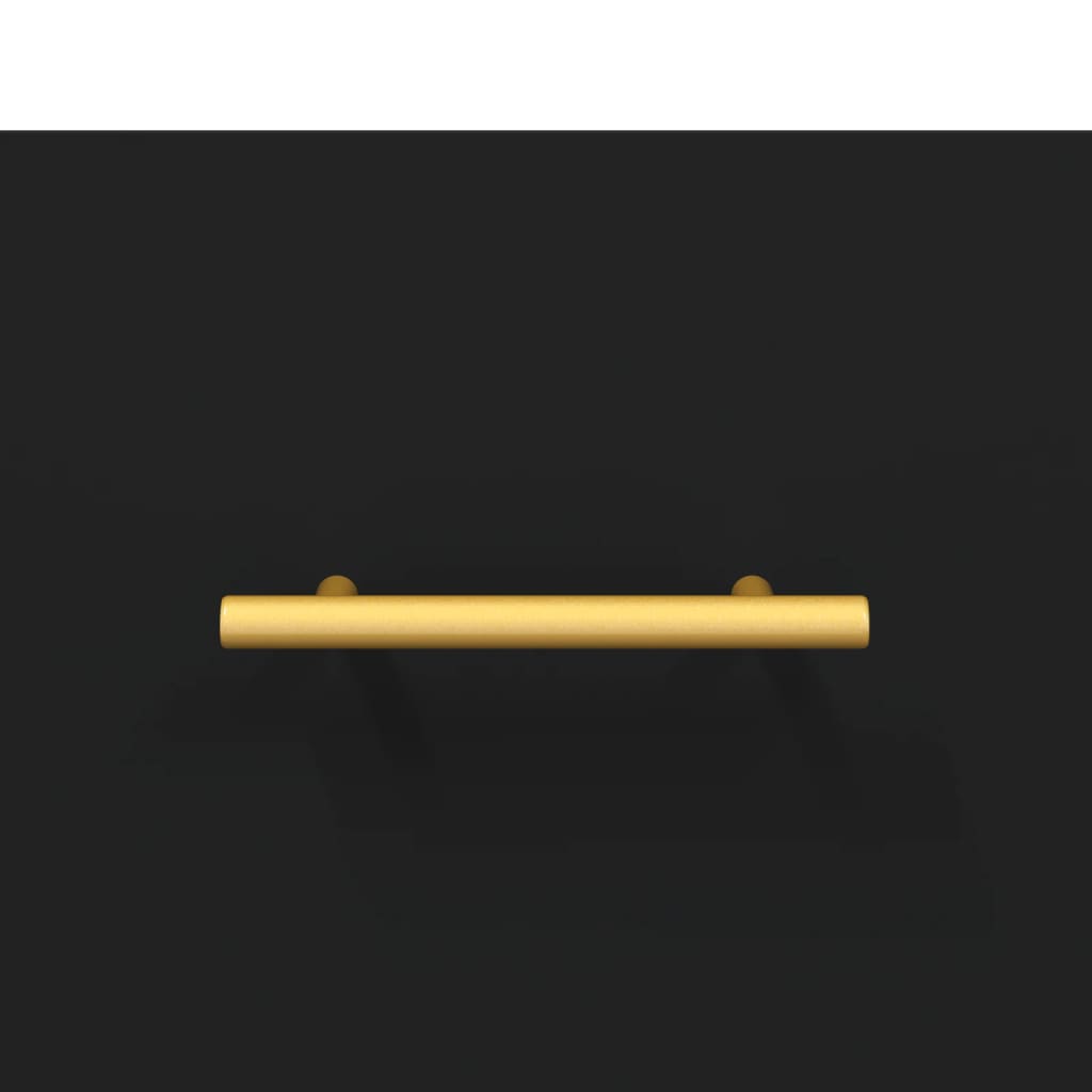 Tavolino da Salotto Nero 50x50x40 cm in Legno Multistrato 829366