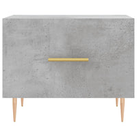 Tavolini Salotto 2pz Grigio Cemento 50x50x40 Legno Multistrato 829373