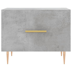 Tavolini Salotto 2pz Grigio Cemento 50x50x40 Legno Multistrato 829373