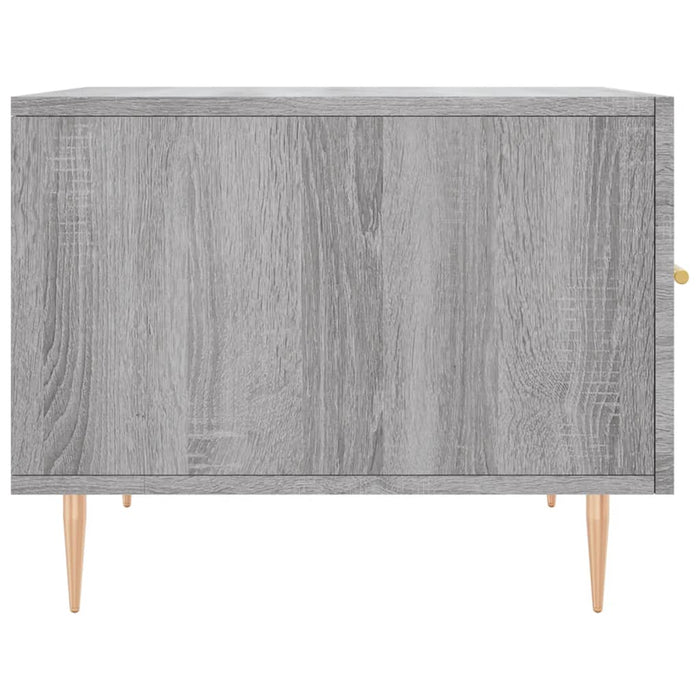 Tavolini Salotto 2pz Grigio Sonoma 50x50x40cm Legno Multistrato 829377