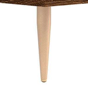 Tavolino da Salotto Rovere Marrone 50x50x40cm Legno Multistrato 829378