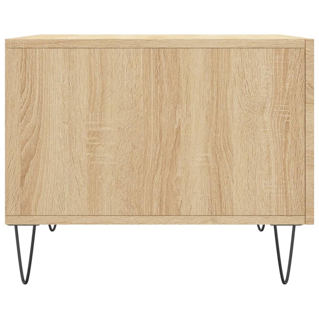Tavolini Salotto 2pz Rovere Sonoma 50x50x40cm Legno Multistrato