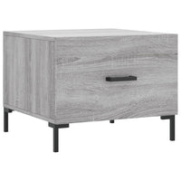 Tavolini Salotto 2pz Grigio Sonoma 50x50x40cm Legno Multistrato 829409