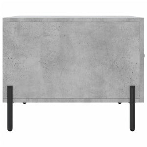 Tavolino Salotto Grigio Cemento 50x50x40 cm Legno Multistrato 829420