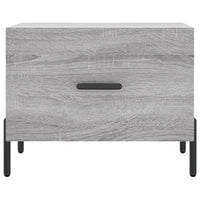 Tavolino da Salotto Grigio Sonoma 50x50x40 cm Legno Multistrato 829424