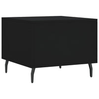 Tavolino da Salotto Nero 50x50x40 cm in Legno Multistrato 829430