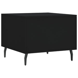 Tavolino da Salotto Nero 50x50x40 cm in Legno Multistrato 829430
