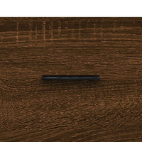 Tavolini Salotto 2 pz Rovere Marrone 50x50x40 Legno Multistrato