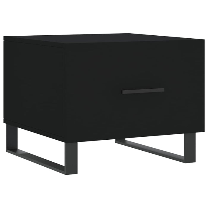 Tavolino da Salotto Nero 50x50x40 cm in Legno Multistratocod mxl 79447