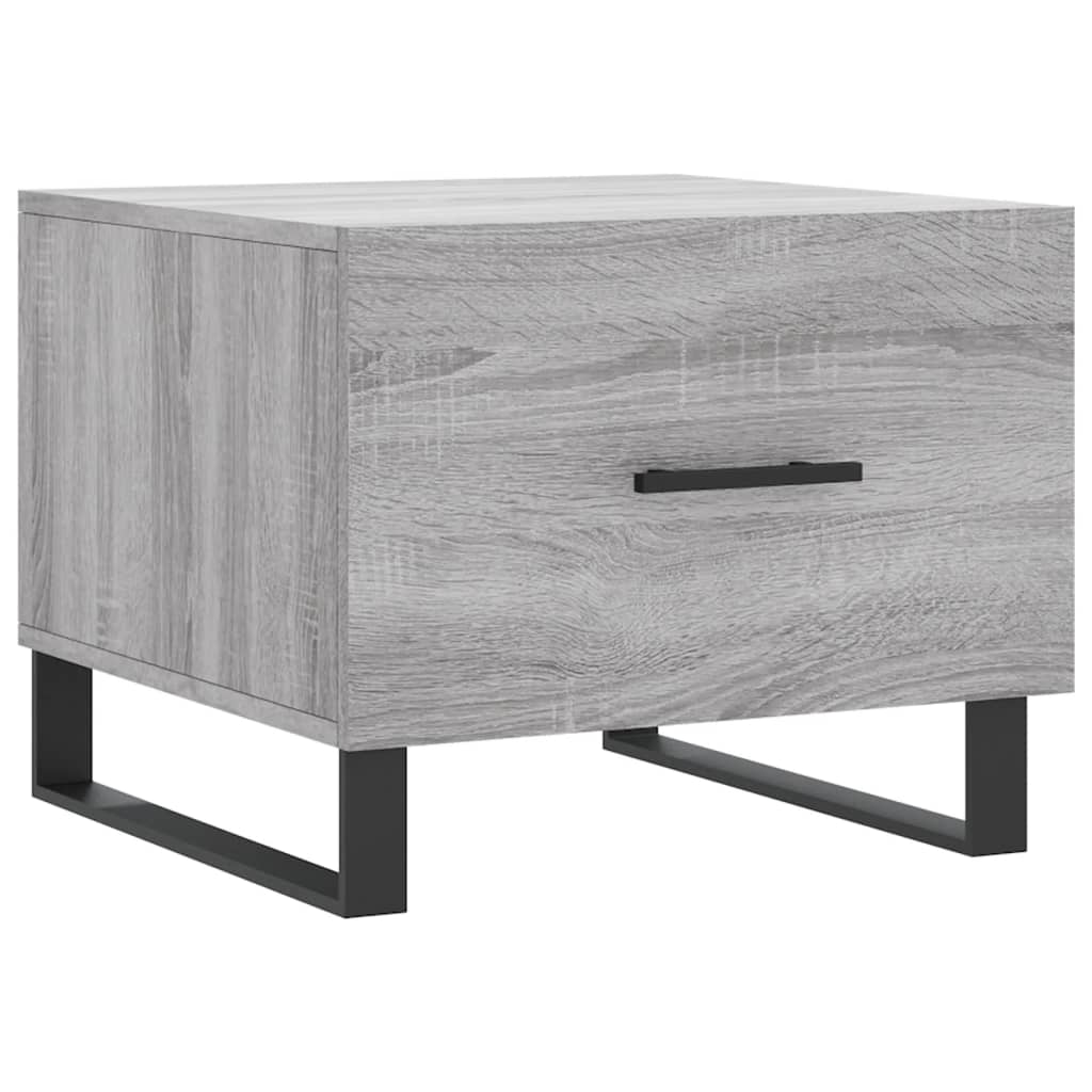 Tavolino da Salotto Grigio Sonoma 50x50x40 cm Legno Multistrato 829456
