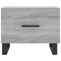 Tavolino da Salotto Grigio Sonoma 50x50x40 cm Legno Multistrato 829456