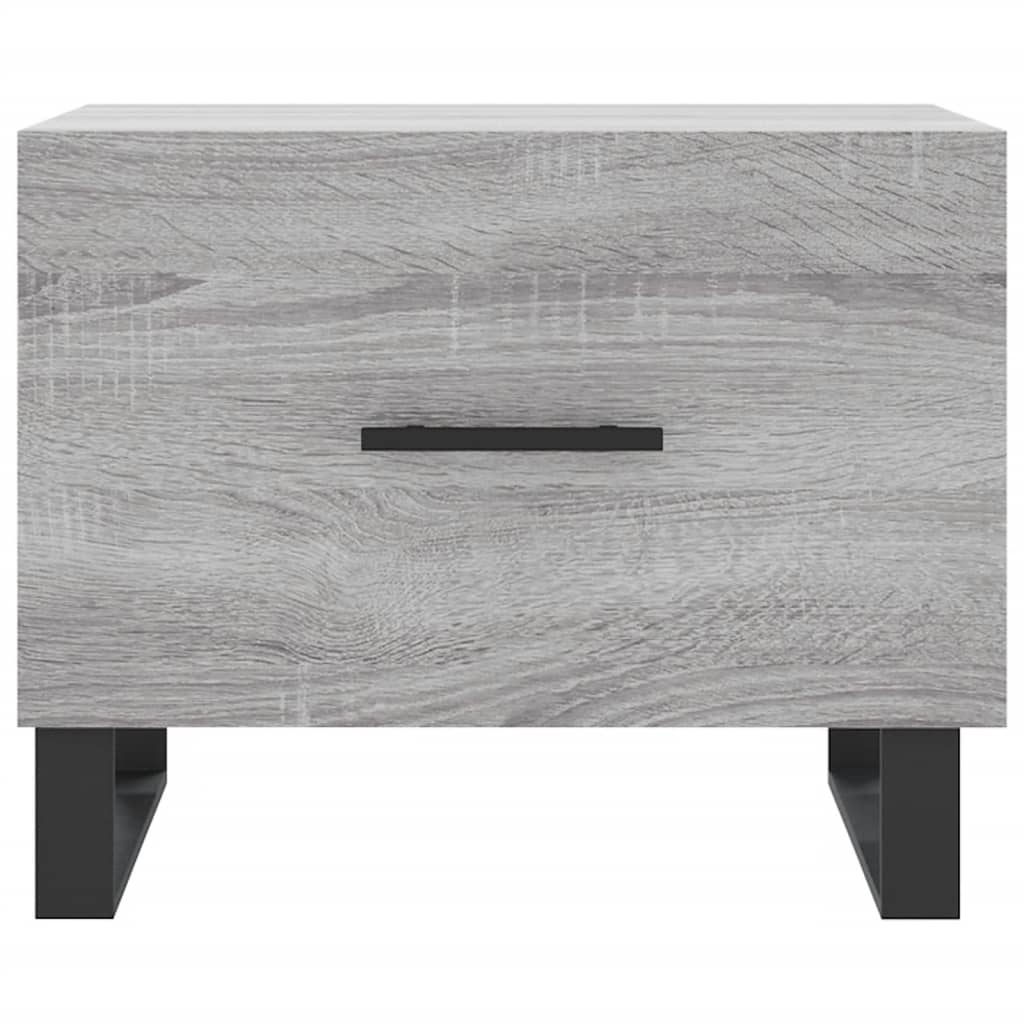 Tavolino da Salotto Grigio Sonoma 50x50x40 cm Legno Multistrato 829456