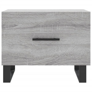 Tavolino da Salotto Grigio Sonoma 50x50x40 cm Legno Multistrato 829456