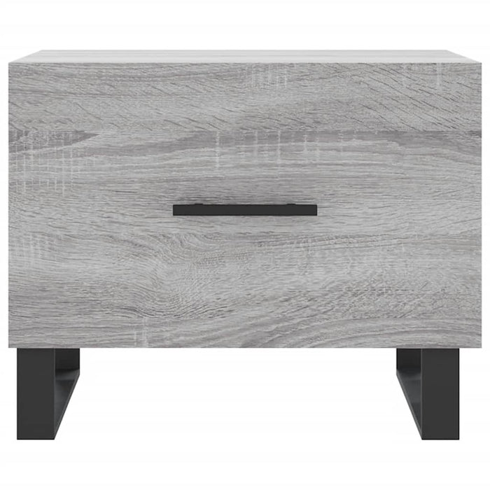 Tavolino da Salotto Grigio Sonoma 50x50x40 cm Legno Multistrato 829456