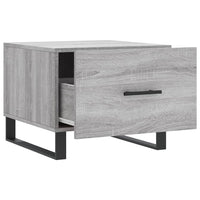 Tavolino da Salotto Grigio Sonoma 50x50x40 cm Legno Multistrato 829456