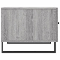 Tavolini Salotto 2pz Grigio Sonoma 50x50x40cm Legno Multistrato