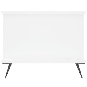Tavolino da Salotto-Tavolino da soggiorno-Tavolo Bianco 90x50x40 cm in Legno Multistrato 729753