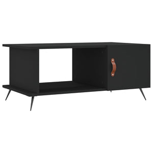 Tavolino da Salotto Nero 90x50x40 cm in Legno Multistratocod mxl 127612