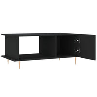Tavolino da Salotto Nero 90x50x40 cm in Legno Multistrato 829477