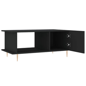 Tavolino da Salotto Nero 90x50x40 cm in Legno Multistrato 829477