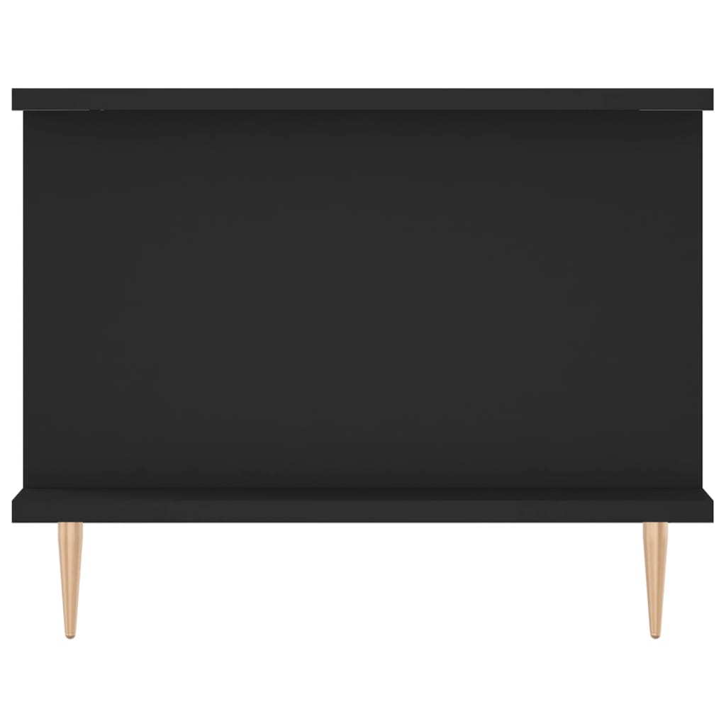 Tavolino da Salotto Nero 90x50x40 cm in Legno Multistrato 829477