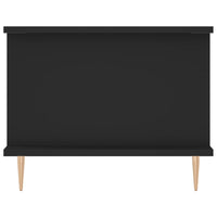 Tavolino da Salotto Nero 90x50x40 cm in Legno Multistrato 829477