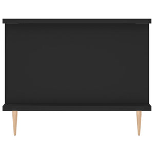 Tavolino da Salotto Nero 90x50x40 cm in Legno Multistrato 829477