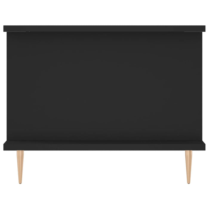 Tavolino da Salotto Nero 90x50x40 cm in Legno Multistrato 829477