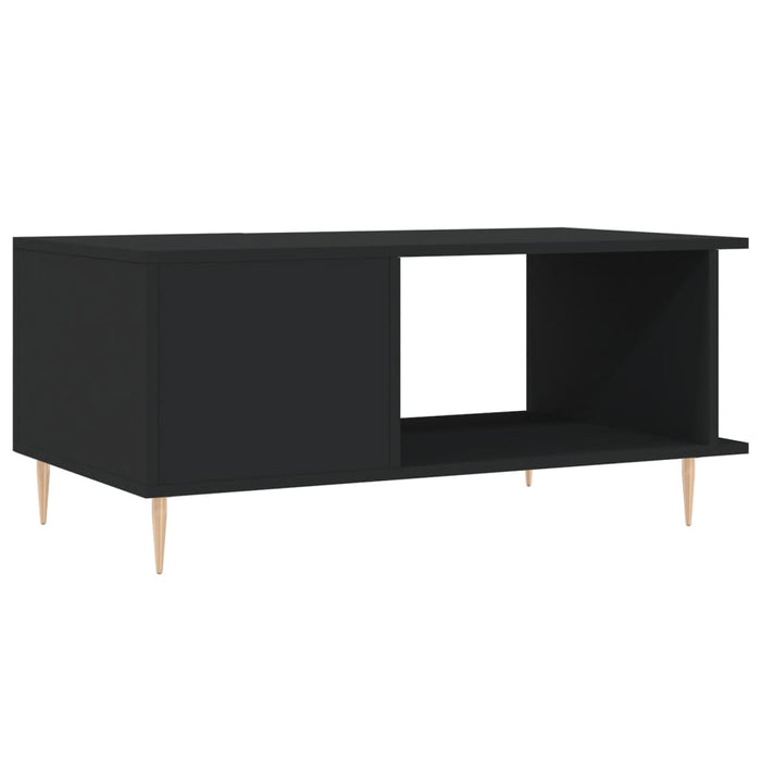 Tavolino da Salotto Nero 90x50x40 cm in Legno Multistrato 829477