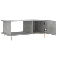 Tavolino da Salotto Grigio Cemento 90x50x40cm Legno Multistrato 829480